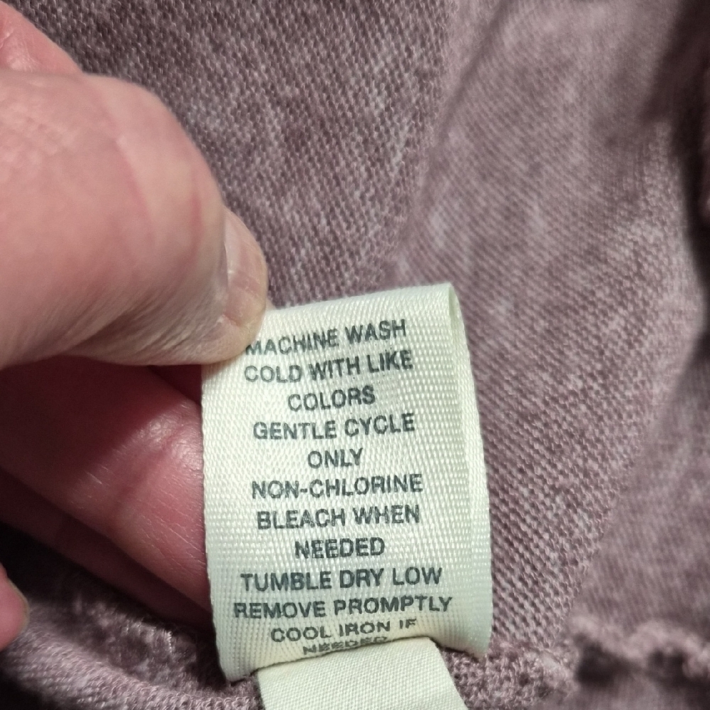 Mudd Women's Mauve Draped Cardigan - Picture 11 of 11